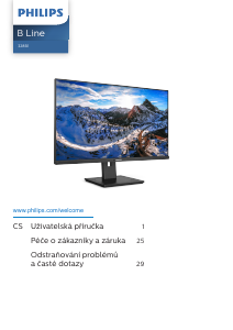 Manuál Philips 328B1 B Line LED monitor