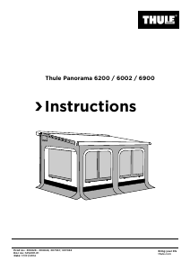 Руководство Thule Panorama 6002 Маркиза