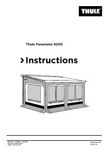 Руководство Thule Panorama 9200 Маркиза