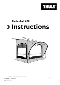 Manual Thule QuickFit Awning