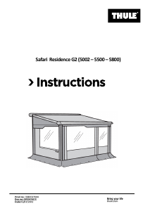 Manual Thule Residence G2 5002 Cort rulota