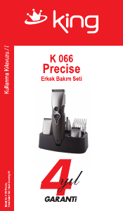 Kullanım kılavuzu King K 066 Precise Sakal düzeltici
