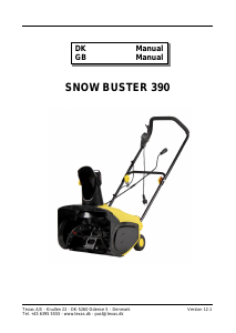 Brugsanvisning Texas Snow Buster 390 Sneslynge