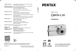 Handleiding Pentax Optio L30 Digitale camera
