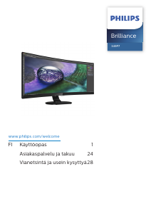 Käyttöohje Philips 349P7FUBEB LED-näyttö