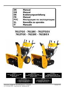 Manual Texas Snow King 7011 TGE Snow Blower