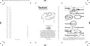 Manual de uso Tefal P4620774 ClipsoMinut Olla a presión