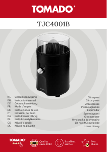 Manual de uso Tomado TJC4001B Exprimidor de cítricos