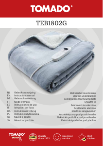 Manual Tomado TEB1802G Electric Blanket