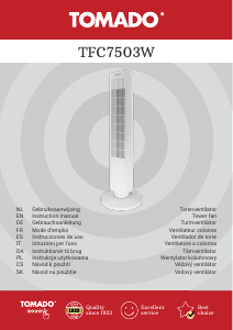 Manuál Tomado TFC7503W Větrák