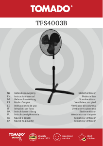 Manual de uso Tomado TFS4003B Ventilador