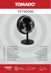 Manual de uso Tomado TFT3006B Ventilador