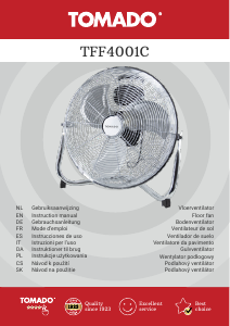 Manuál Tomado TFF4001C Větrák