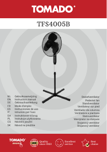 Bedienungsanleitung Tomado TFS4005B Ventilator