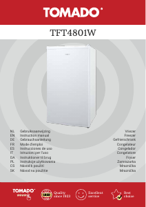 Instrukcja Tomado TFT4801W Zamrażarka