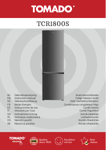 Návod Tomado TCR1800S Chladnička s mrazničkou