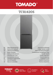 Handleiding Tomado TCR1420S Koel-vries combinatie