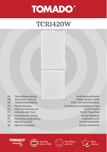 Bedienungsanleitung Tomado TCR1420W Kühl-gefrierkombination