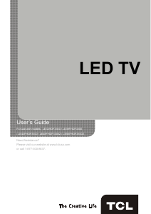 Handleiding TCL LE32HDF3300 LED televisie