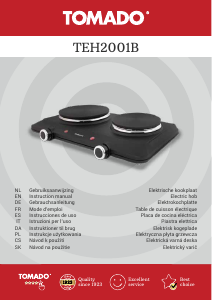 Brugsanvisning Tomado TEH2001B Kogesektion