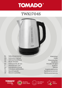 Manual Tomado TWK1704S Kettle