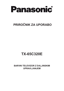 Priročnik Panasonic TX-65C320E LCD-televizor