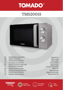 Manuale Tomado TMS2001S Microonde