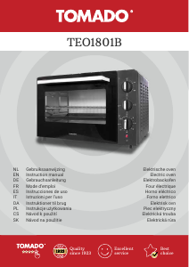 Manual Tomado TEO1801B Oven