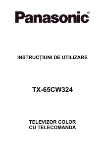Manual Panasonic TX-65CW324 Televizor LCD