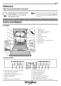 Manuál Whirlpool WBO 3O33 DL X Myčka na nádobí