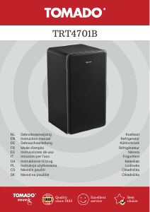 Manual de uso Tomado TRT4701B Refrigerador