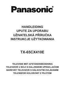 Handleiding Panasonic TX-65CX410E LCD televisie