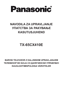 Priročnik Panasonic TX-65CX410E LCD-televizor