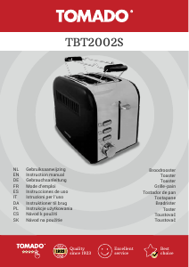 Bedienungsanleitung Tomado TBT2002S Toaster