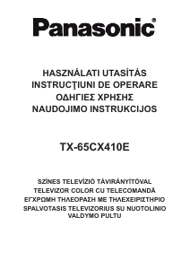 Εγχειρίδιο Panasonic TX-65CX410E Τηλεόραση LCD