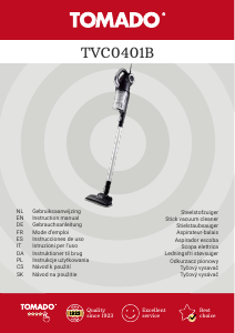 Manual Tomado TVC0401B Vacuum Cleaner