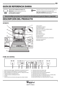 Manual de uso Whirlpool WFC 3C24 PF Lavavajillas
