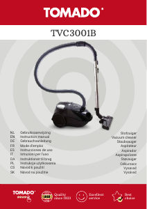 Bedienungsanleitung Tomado TVC3001B Staubsauger