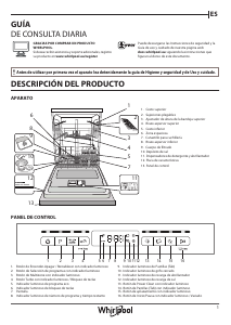 Manual de uso Whirlpool WFO 3O33 D X Lavavajillas
