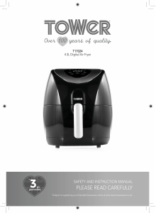 Manual Tower T17024 Deep Fryer