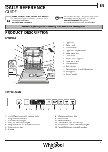 Manual Whirlpool WIC 3C26 PF Dishwasher