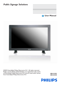 Manual Philips BDL3215E LED Monitor