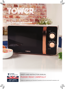 Manual Tower T24020 Microwave