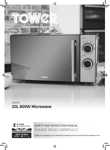 Manual Tower T24015 Microwave