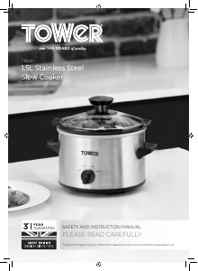 Handleiding Tower T16020 Slowcooker