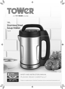 Manual Tower T12031 Soup Maker