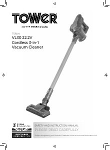 Manual Tower T113004 Vacuum Cleaner