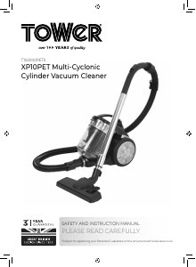 Manual Tower T102000PETS Vacuum Cleaner