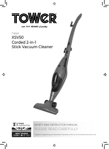 Manual Tower T121001 Vacuum Cleaner