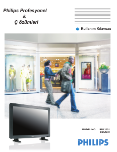 Kullanım kılavuzu Philips BDL4231C LED ekran